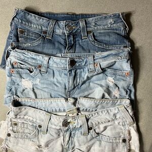 True Religion RIPPED & DISTRESSED 3 pairs for the price of 1